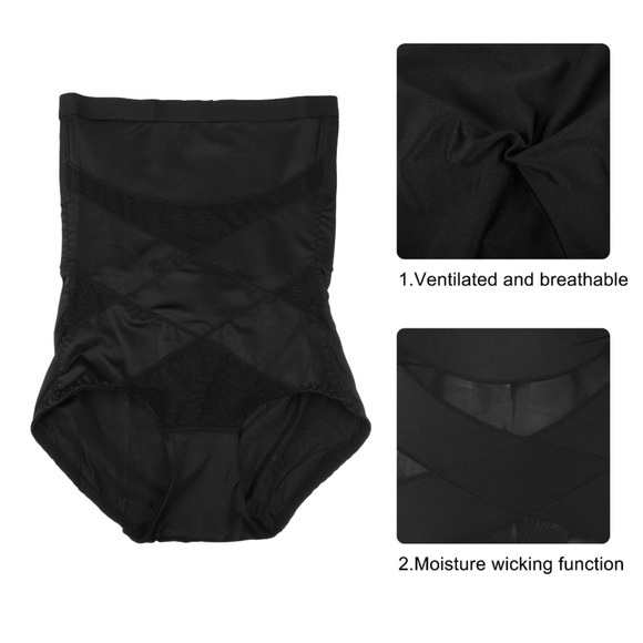 High Waist Tummy Control Shapewear (black) - Picture 6 of 11
